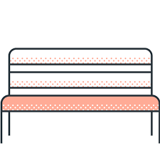 Bench Generic Fill Lineal Icon
