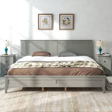 Wood Bed Frame And Center Support Legs