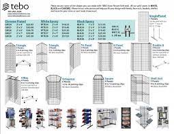 All 2 Ft Wide Chrome Gridwall Panels