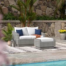Cannes Wicker Outdoor Loveseat
