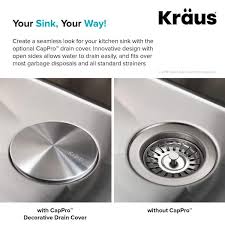 Kraus Cappro Removable Decorative Drain