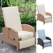 Patio Wicker Recliner Outdoor