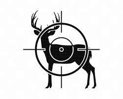 Deer Hunting Target Svg Crosshair Mark