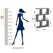 Cherry Klaxon Wall Book Shelf Size