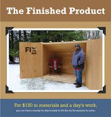 How To Build Your Own Ice Shanty Fix Com