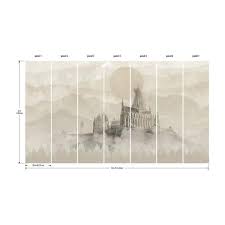 Harry Potter Hogwarts Castle L And Stick Wall Mural