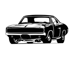 Dodge Car Vector Art Icons And