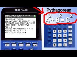 Ti 84 Plus Ce Pythagorean Theorem