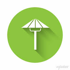 White Traditional Japanese Umbrella