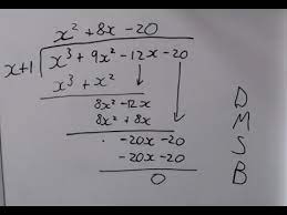 Factorising Cubic Functions Using