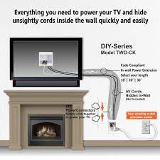 Tv Above Fireplace Extension Kit