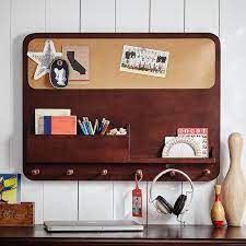 Wood Study Wall Organizer Wall