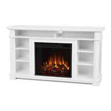 Real Flame Belford Electric Entertainment Fireplace White