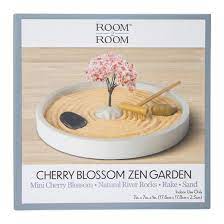 Cherry Blossom Zen Garden 7in Five
