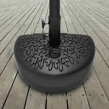 Half Moon Patio Umbrella Base