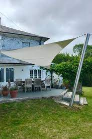 Our New Shade Sail Canopy Outdoor