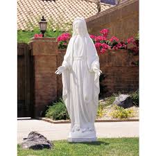Our Lady Of Grace 48 White Statue