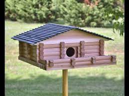 Log Cabin Birdhouse Kit Plans