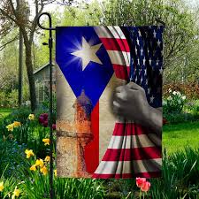 Puerto Rico Usa Flag Outdoor Indoor