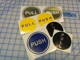 Push Pull Signs