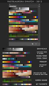 Colour Swatch By Pearlpencil On Deviantart