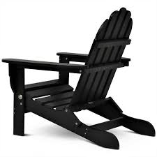 Durogreen The Adirondack Chair 4 Pack Quick Ship Black