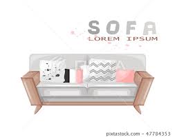 Modern Sofa Vector Furniture Icon