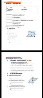 Answered Worksheet Directions Line