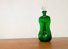 Vintage Danish Green Glass Kluk Kluk