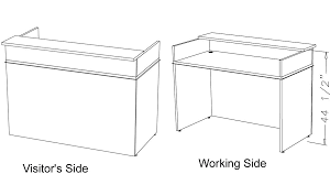 Reception Desk Height