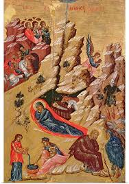 Icon Depicting The Nativity Wall Art