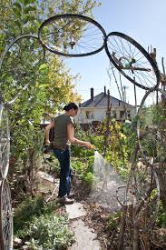Bike Wheel Ideas Backyard Roots