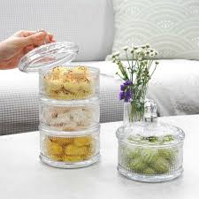 Raya Crystal Glass Food Jar Snacks