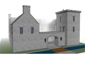 Scottish Castle House Plan With Tower