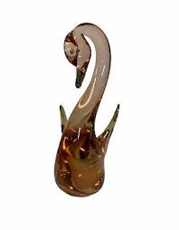 Swan Murano Glass Figurine Sommerso