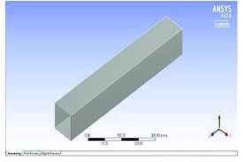 ansys modelling of beam section