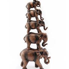 Elephant Stack Five Elephants