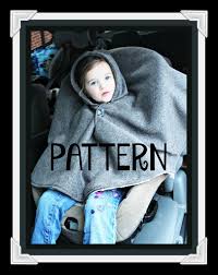 Pdf Pattern Carseat Poncho Instant