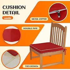 Rulaer Patio Chair Cushion 20x20x4 Inch