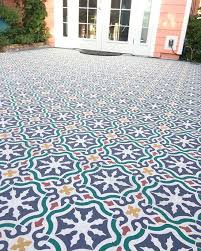 Stencil Concrete Stenciled Concrete
