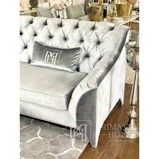 Modern Glamour Upholstered Sofa With