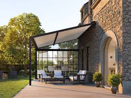 Stylish Pergola With Pitched Roof For