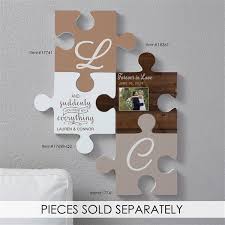 Personalized Puzzle Piece Wall Decor