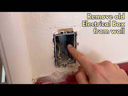 How To Remove An Old Electrical Box