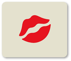 Single Lips Stencil Crafting Card