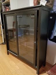 Ikea Hemnes Glass Door Cabinet For