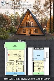 Plan 270046af 3 Bed Modern A Frame