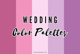 32 Wedding Color Palettes For Dreamy