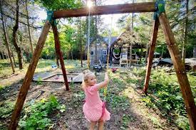 Build A Swing With Frame For Kids