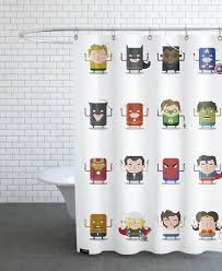 Superheroes Shower Curtain Juniqe